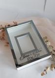 Verda Çerçeve Yeni Model Ledsiz 25X35 Cm Füme-Beyaz Fotoğraf Alanlı Model Tasarım Gül Kutusu Anı Çerçevesi!