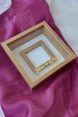 Verda Çerçeve 25X25 Cm Fotoğraf Bölümlü Bambu Verda Anı Çerçevesi-6 Cm Derinlikli Anı Çerçevesi