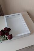 Verda Çerçeve Ledli Yeni Trend 25X35 Cm Beyaz Derin Gül Tasarım Çerçevesi! Gül Kutusu Anı Çerçevesi! Isimsiz