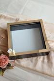 Verda Çerçeve 25X25 Cm Siyah-Gold Ledli Isimsiz Derin Gül Çerçevesi! Gül Kutusu! Hkmticaret
