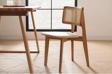 Gazzini Furniture Zeus Krem Teddy Hazeranlı Natural Ahşap Bohem Sandalye