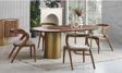Gazzini Furniture Akrep Antrasit Kumaş Siyah Ahşap Sandalye
