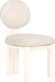 Gazzini Furniture Coco ıskandinav teddy natural ahşap bohem sandalye