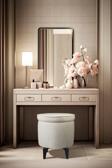 Gazzini Furniture Rio Retro Ayaklı Sandıklı Silindir Dekoratif Puf - Beyaz