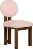 Gazzini Furniture Coco ıskandinav teddy natural ahşap bohem sandalye