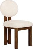 Gazzini Furniture Coco ıskandinav teddy natural ahşap bohem sandalye