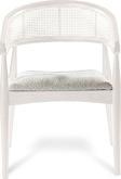 Gazzini Furniture Gazel hazeranlı ahşap bohem sandalye