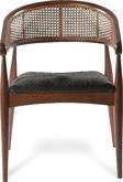 Gazzini Furniture Gazel hazeranlı ahşap bohem sandalye
