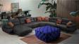 Gazzini Furniture Mavi Kare Chester Model Kapitoneli Orta Puf 75x75 cm