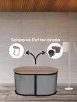 Gazzini Furniture Evo Fonksiyonel Sehpalı Puf