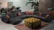 Gazzini Furniture Oksit Sarı Kare Chester Model Kapitoneli Orta Puf 75x75 cm