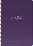 Keskin Color Keskin A4 80 Yaprak Kareli PP Kapak Free Platinum Def