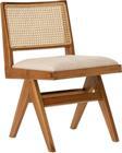 Gazzini Furniture Lofoten Krem Pergel Hazeranlı Natural Ahşap Sandalye