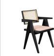 Gazzini Furniture Luna pergel hazeranlı model hasırlı natural ahşap sandalye