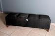 Gazzini Furniture Vetra V2 Siyah Sandıklı Puf - Dilimli Model 140cm Sandıklı Bench 40x140 cm
