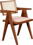 Gazzini Furniture Luna pergel hazeranlı model hasırlı natural ahşap sandalye