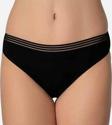 İmer Bayan Modal İnce Tül Çizgili Lastik Slip Bikini Külot 4275