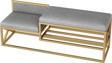 Lulu Gold Metal Gri Benç Ayakkabılık 