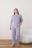 Lukitus Büyük Beden Battal İnterlok Kadın Pijama Takımı