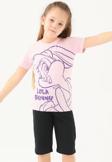 Looney Tunes L1591-2 Kız Çocuk Tişört Açık Pembe