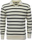 Erkek Spor Çizgili Mevsimlik Triko Polo Yaka Kazak BGL-ST03931