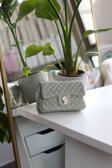 Moom Bag Kadın Mint Zincirli Kapitone Çanta