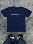 Unisex Çizgili Whatever Baskılı Oversize Tshirt