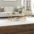 Yashira Gold Metal&cam Orta Sehpa