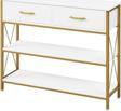 Jennifer Gold Metal Beyaz Dresuar