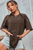 California Baskılı Unisex Oversize Tshirt