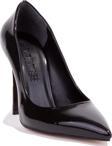 Dagoster DZA07-388460 Siyah Rugan Stiletto Topuklu Kadın Ayakkabı