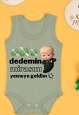Dedemin Mirasını Yemeye Geldim Baskılı Çıtçıt Body Zıbın