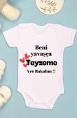 Teyze Aşkı Baskılı Omuz Çıt Çıt Zıbın