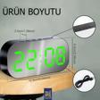 Lamassue Saat Masa Saat Yeşil Oval
