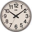 Klik Simplex Gümüş Minimalist Duvar Saati