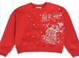 Kız Çocuk Şardonlu Kumaş  İncili Kardan Adam Sweatshirt