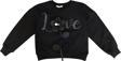 Kız Çocuk Çiçek Aksesuarlı Sweatshirt