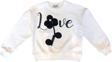 Kız Çocuk Çiçek Aksesuarlı Sweatshirt