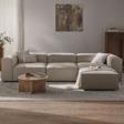 Dream Garden Angelo 4 Modül Modüler Koltuk (3 Modül 1 Puf) Buklet Kumaş