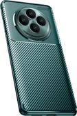 Tecno Spark 30C Kılıf Focus Carbon Silikon Kapak