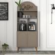 Variant Mobilya Lyon Kahve Köşesi Çok Amaçlı Dolap 80cm - Atlas - Ceviz