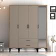Variant Mobilya Kumsal 4 Kapılı Gardrop STR - Atlas