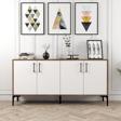Variant Mobilya Kiev 160cm Konsol - Ceviz - Beyaz