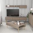 Variant Mobilya 2li Salon Takımı - Atlas - Altın