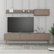 Variant Mobilya Lyon Duvar Raflı TV Ünitesi - Atlas - Altın