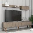 Variant Mobilya Lyon Duvar Raflı TV Ünitesi - Atlas - Ceviz