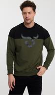Twobull HELSİNKİ Erkek Sweatshirt Siyah / Haki