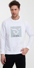 Twobull OSLO Erkek Sweatshirt Beyaz