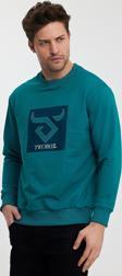 Twobull OSLO Erkek Sweatshirt Petrol