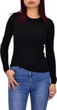 Kadın Düz Renk Vücuda Oturan Uzun Kollu Sweatshirt BGL-ST04209